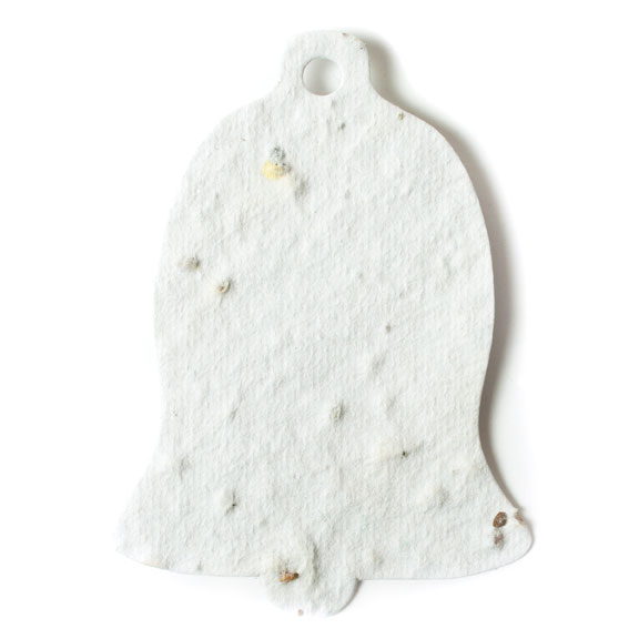 Seed Paper Shape Bell - White