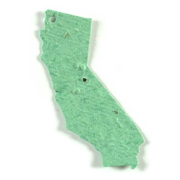 Seed Paper Shape California - Sage Green