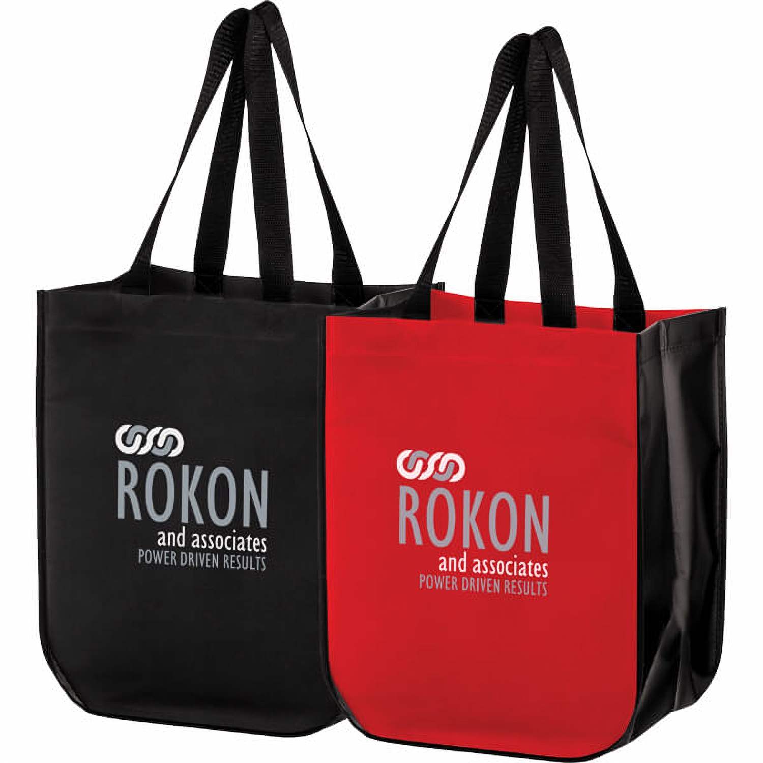 Extra Wide Matte Laminated Euro Tote Bag