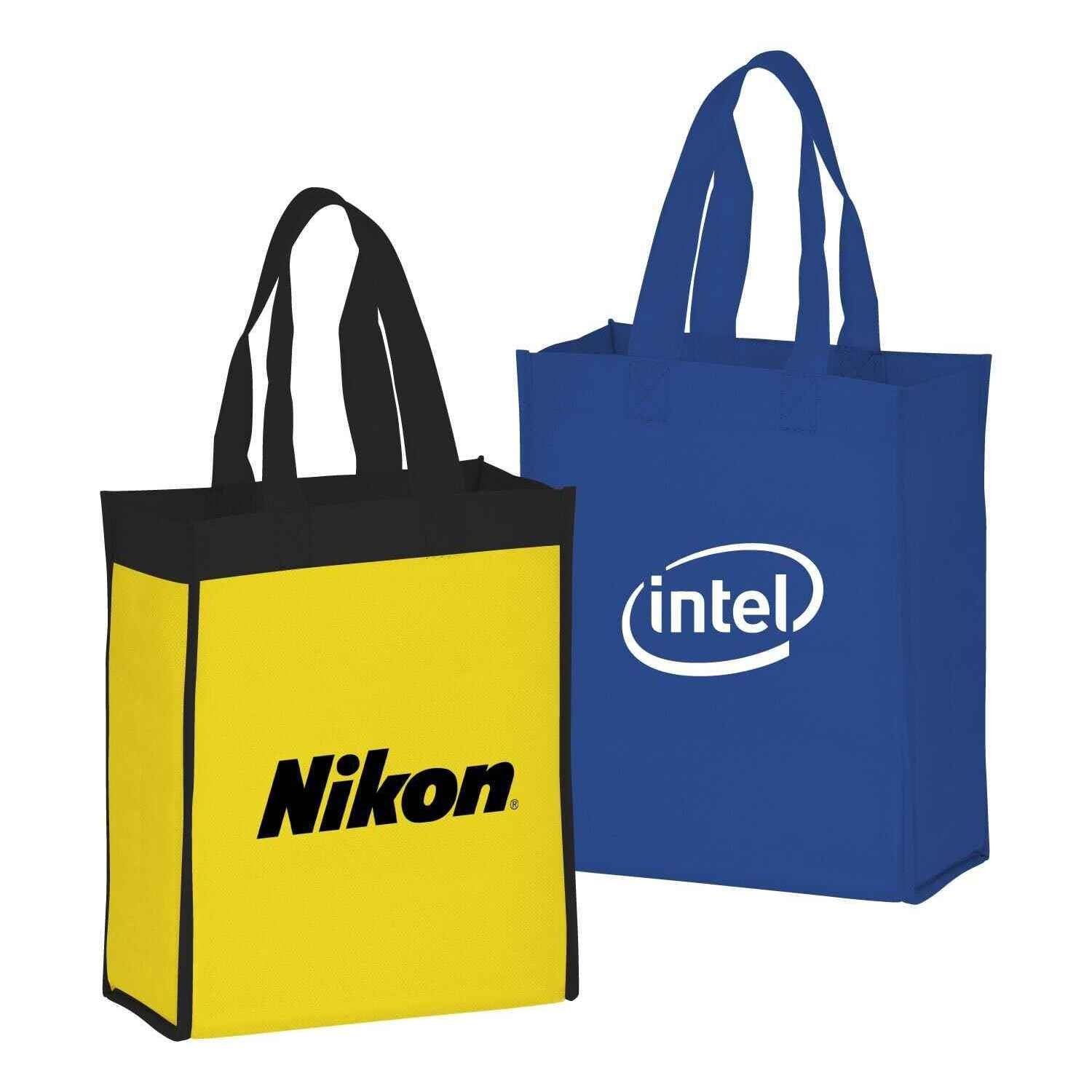 Custom Printed Non-Woven Tote Bag With 100% Rpet Material with