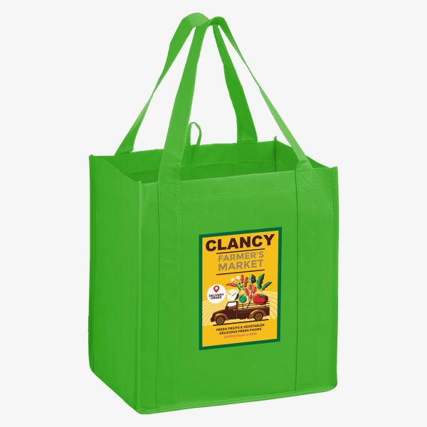 Custom RPET Non-Woven Grocery Bags