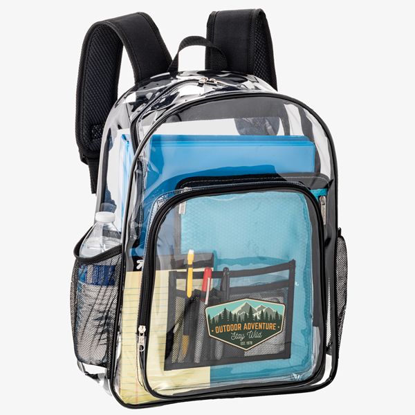 Custom Vinyl Clear Backpacks
