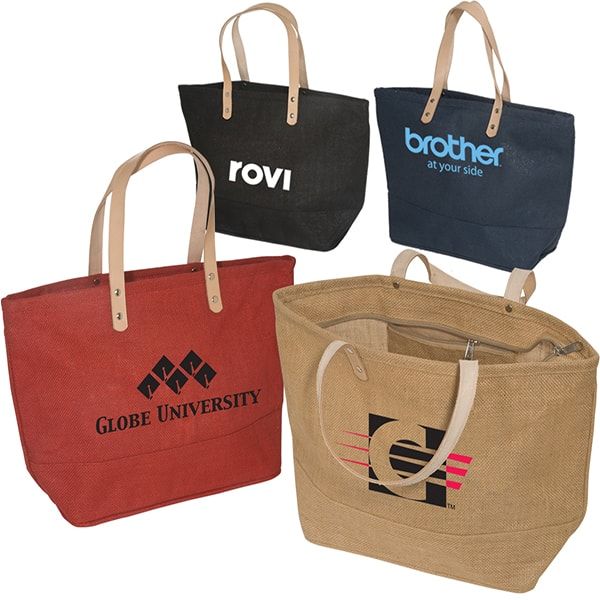 Eco-Friendly Jute Convention Totes