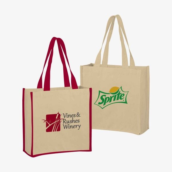 Heavyweight Promotional 2-Bottle Cotton Totes