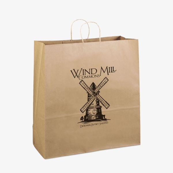 Imprinted Recycled Paper Bags