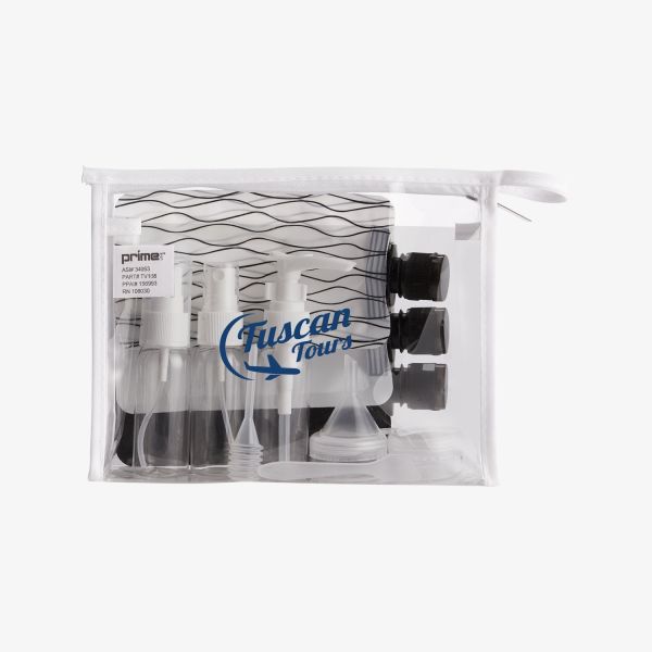 In Transit Travel Bottle Set And Bag