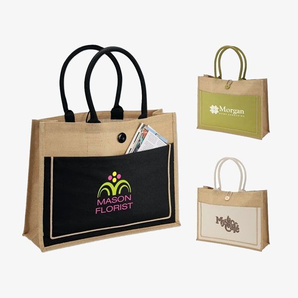 Jute Biodegradable Grocery Totes