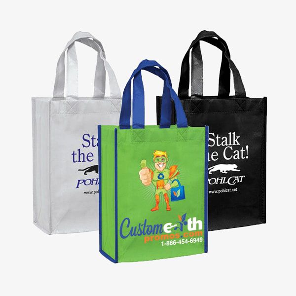 Mini Recycled Reusable Grocery Bags 