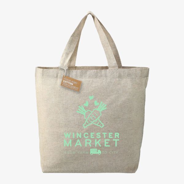 Recycled Cotton Twill Grocery Totes