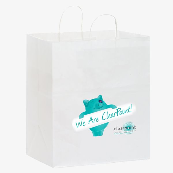 Recycled White Kraft Paper Bags