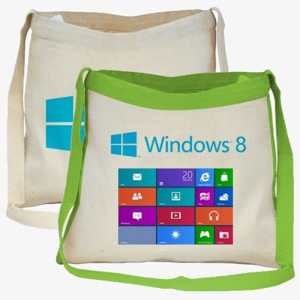 Reusable Cotton Messenger Bags
