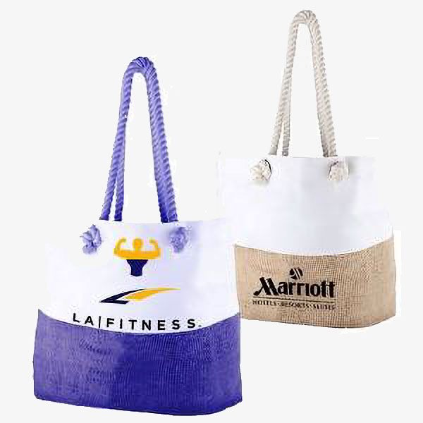 Reusable Eco Jute Yacht Totes