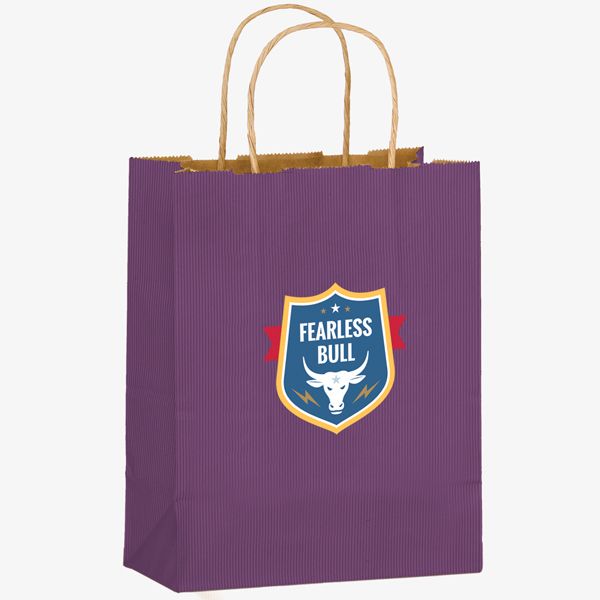 Small Matte Recycled Paper Bags