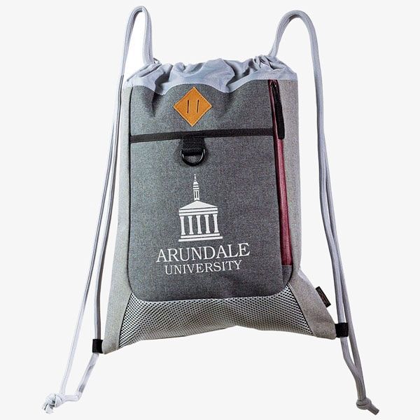 Sturdy Imprinted Drawstring Backpacks