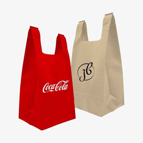 T-Shirt Styled Poly Tote Bags with Logo