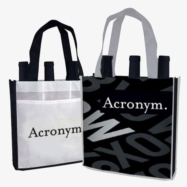 Wholesale 3-Bottle Wine Bags