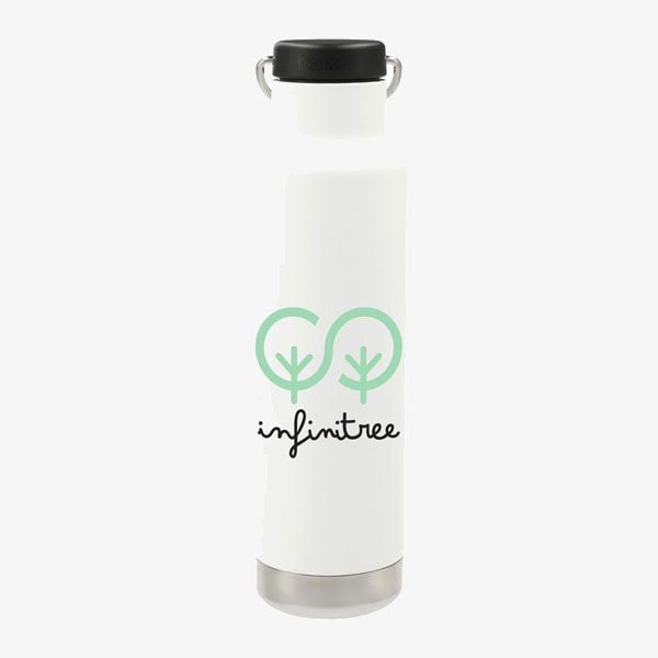 White Water Bottles with Push Cap 20 oz. Set of 10, Bulk Pack - Reusable,  Squeezable Bottles - White Blue