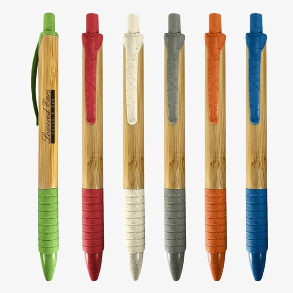 Bamboo and Plant Based Printed Pens