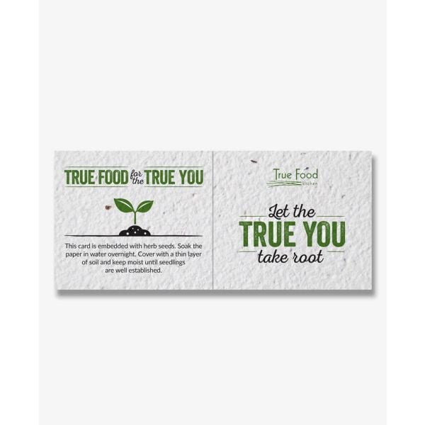 Seed Paper Coupon/Business Card 