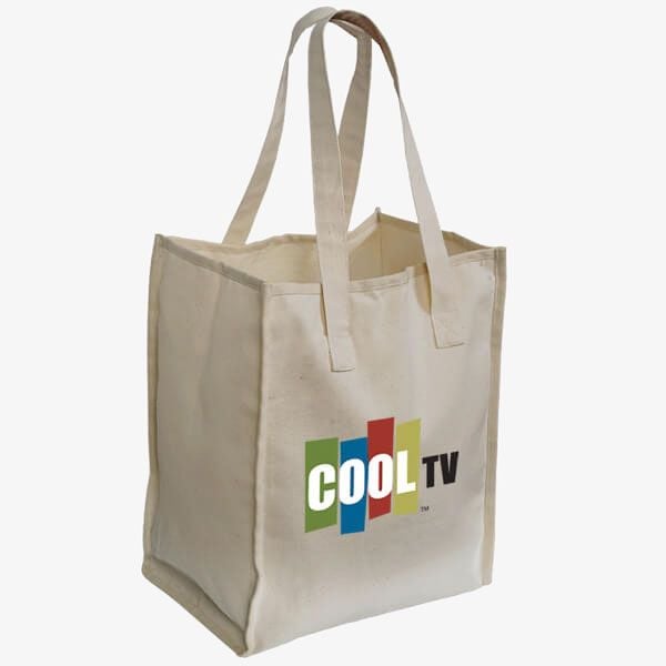 Custom Imprinted Cotton Grocery Totes