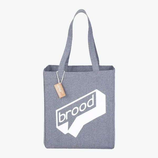 Customizable Recycled Cotton Grocery Tote