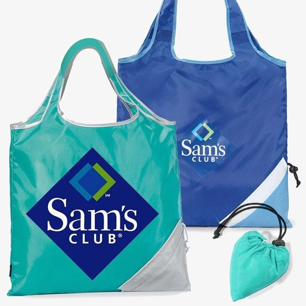 Eco Friendly Folding Totes in Bulk Custom Promotional Bags
