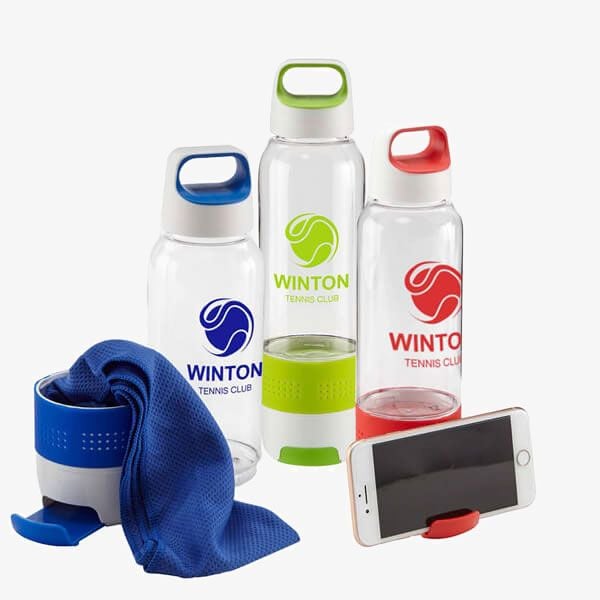 Hydration Bottle with Cooling Towel