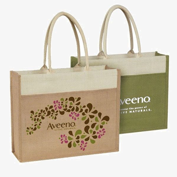 Jute Large Custom Shopping Totes