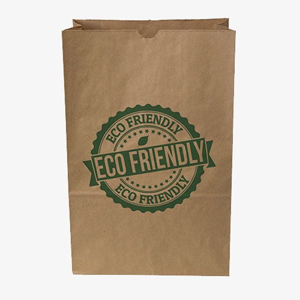 Large Eco-Friendly Brown Paper Grocery Bags