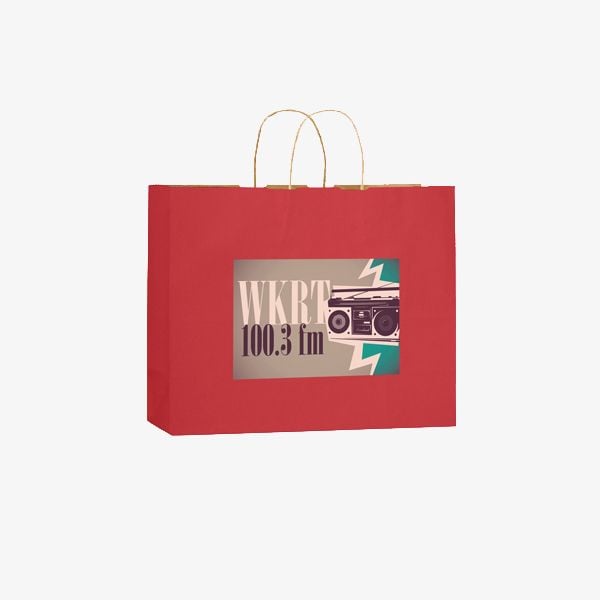 Large Matte Recycled Paper Bags