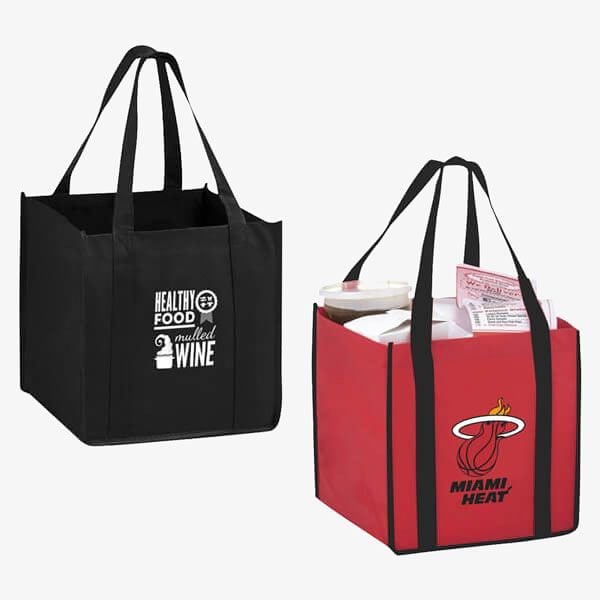 Non-Woven Cube Carry-Out Bags