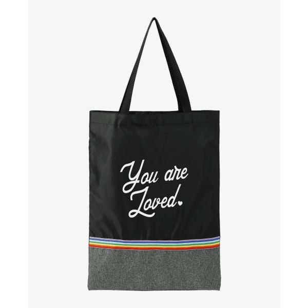 Recycled Rainbow Convention Bags