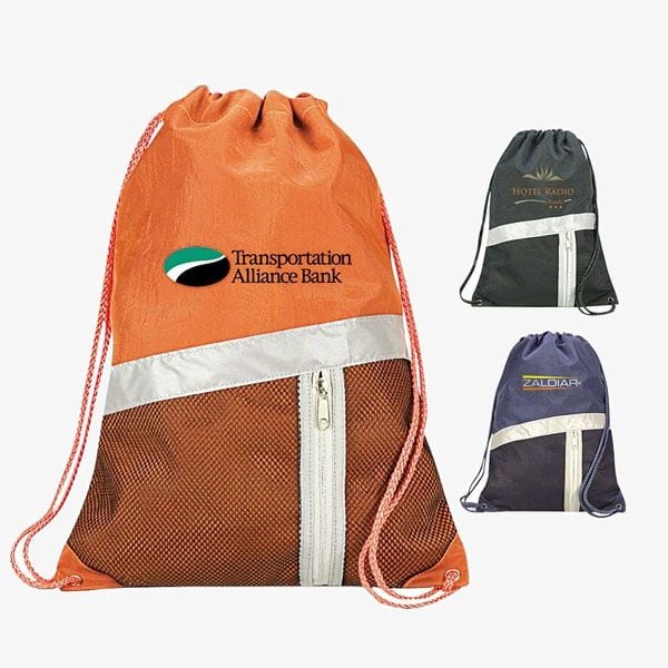 Reusable Custom-Made Drawstring Backpacks