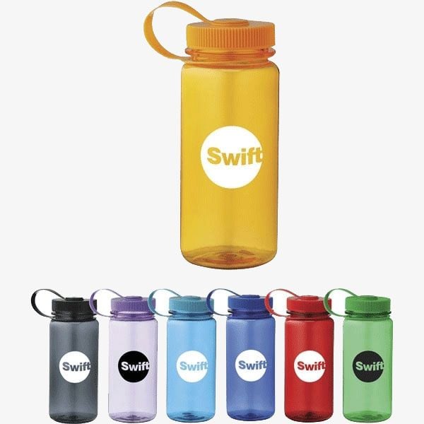 Custom 20oz BPA-Free Logo Water Bottles, Transparent