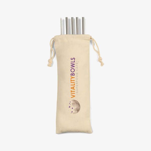 Reusable Straws with Pouch