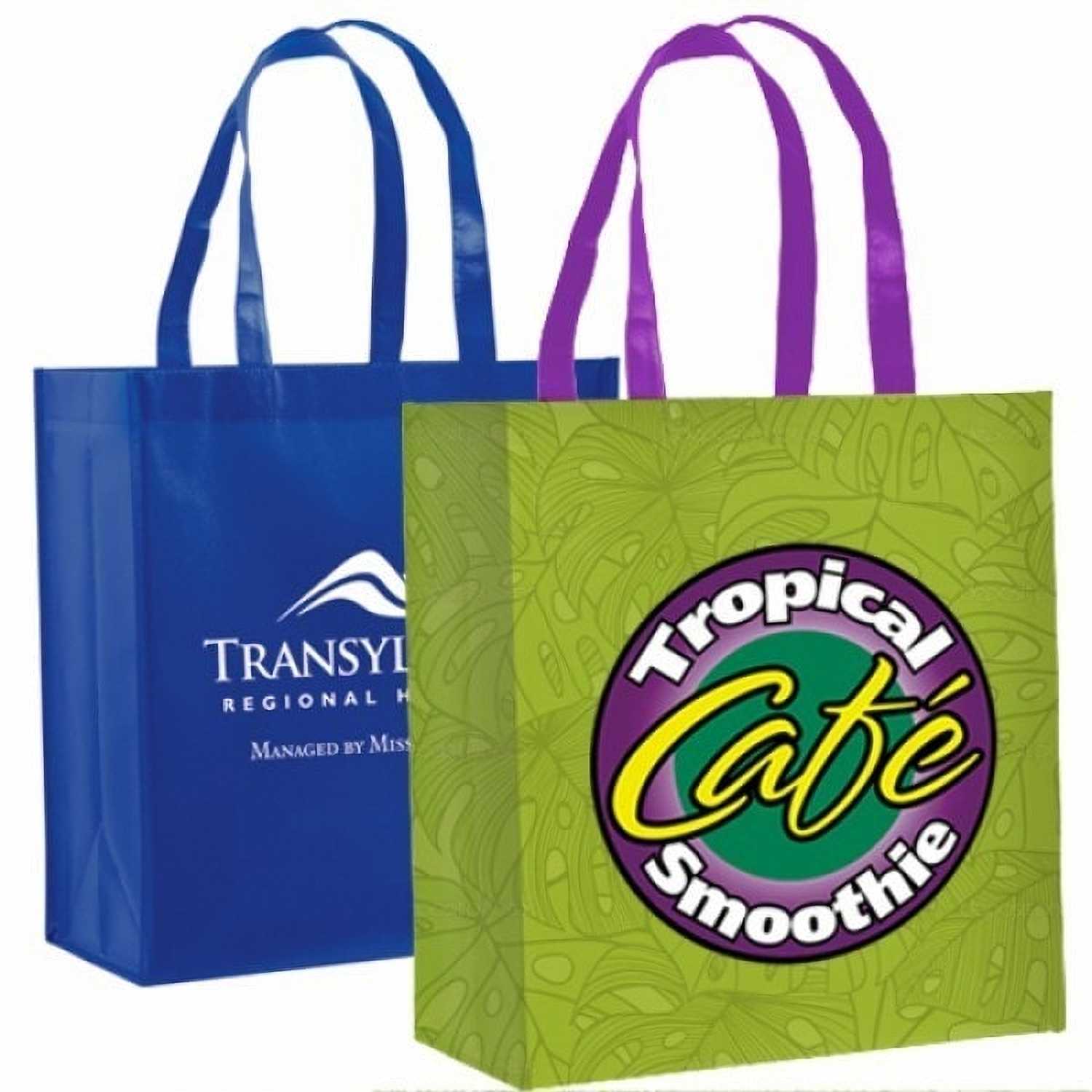 Custom Reusable Shopping Bags - Color Options - Go Green