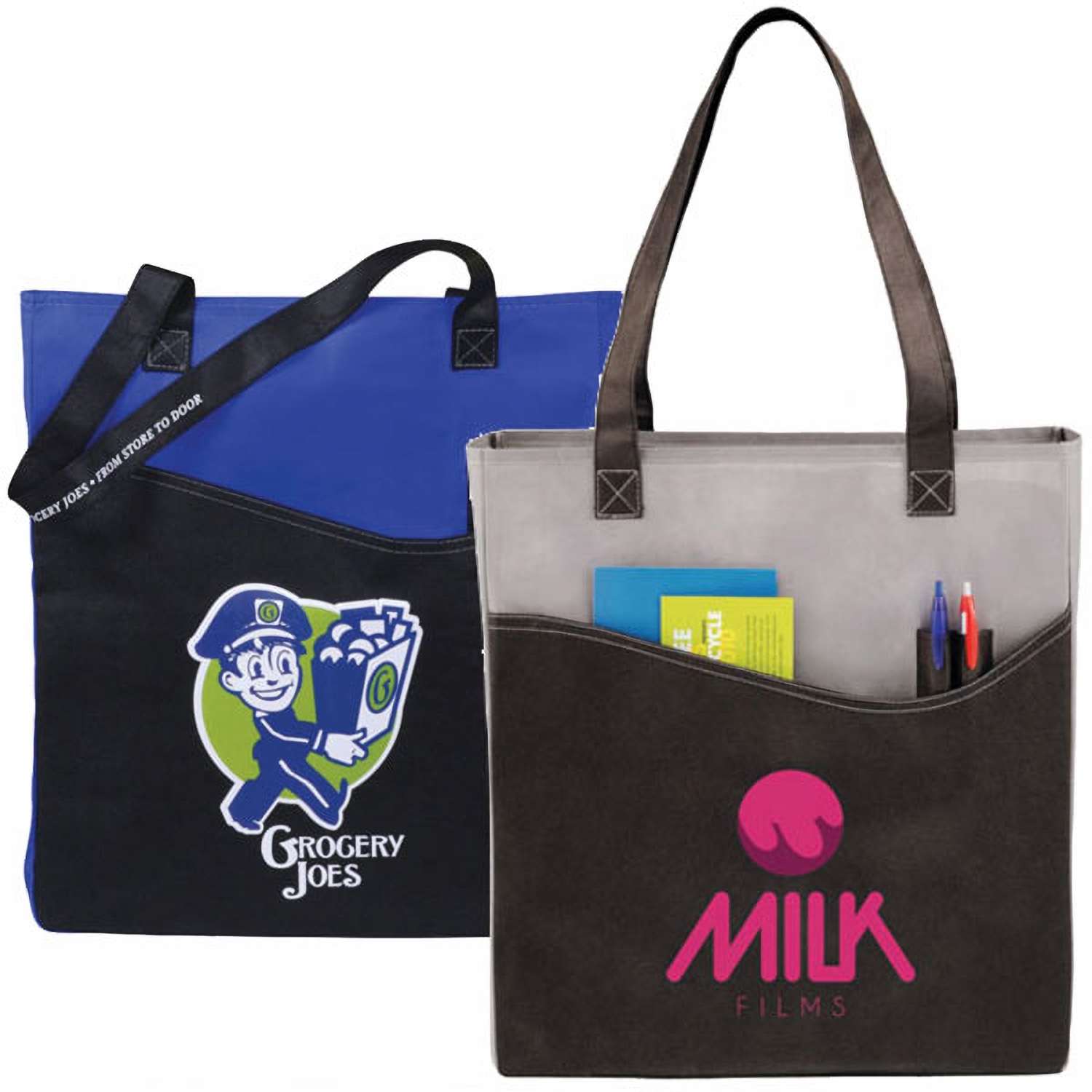 16x15 Inch Promotional Zeus Convention Tote Bags