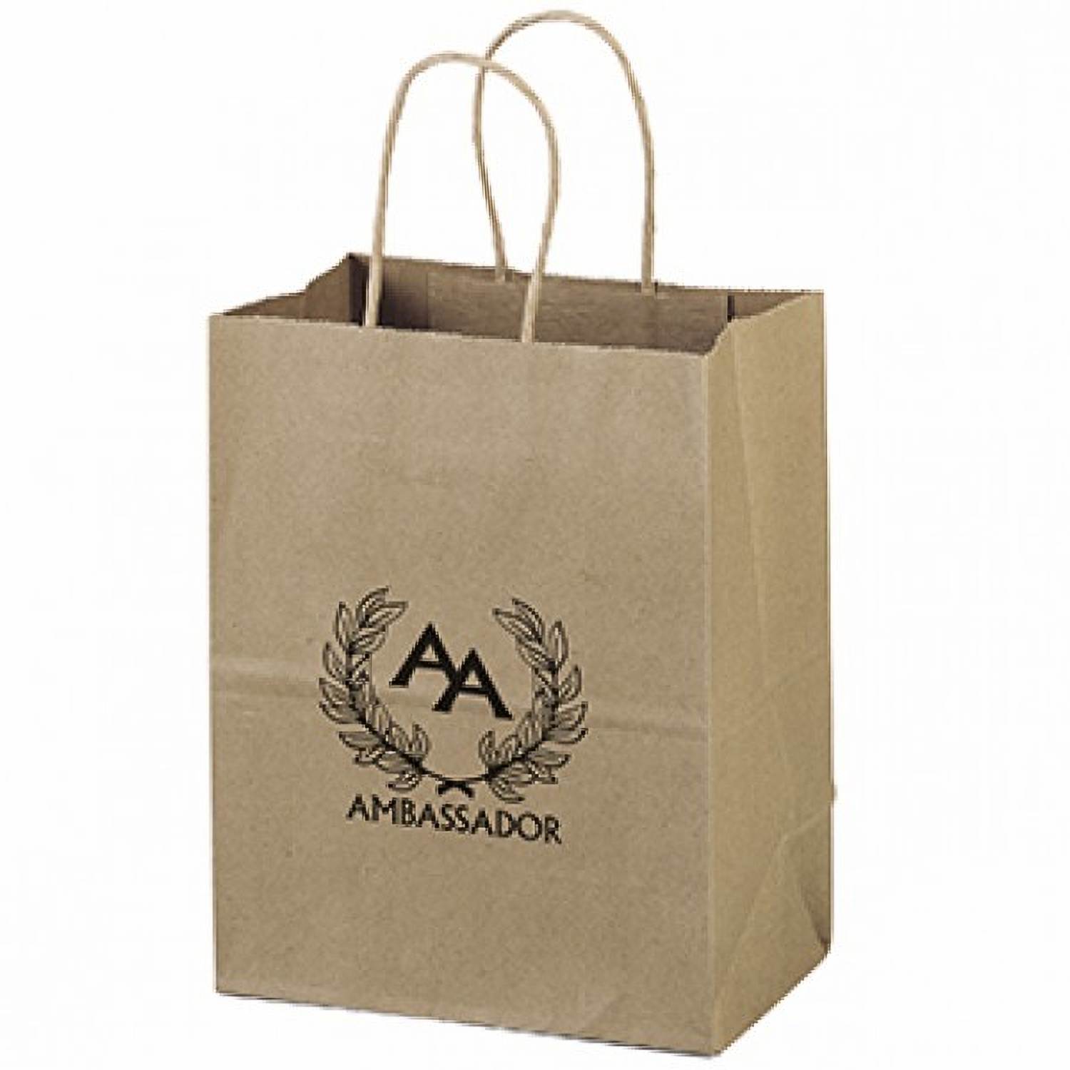 Recycled Kraft Paper Shopping Bags - Mid Atlantic Packaging