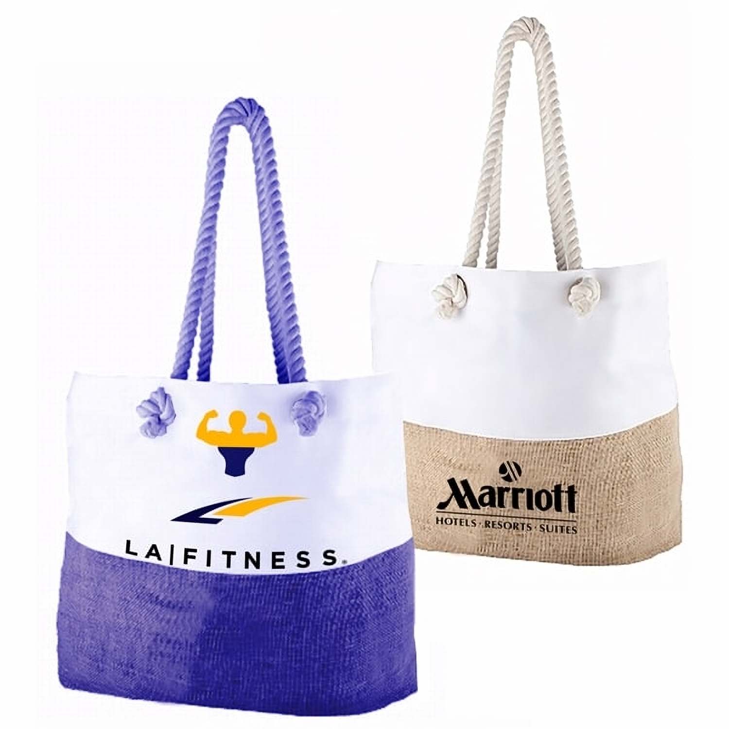 Reusable Eco Jute Yacht Totes