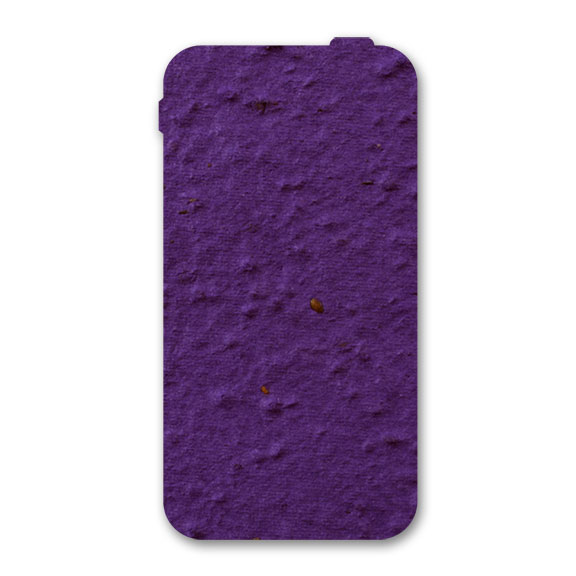 Seed Paper Shape Cell Phone - Violet