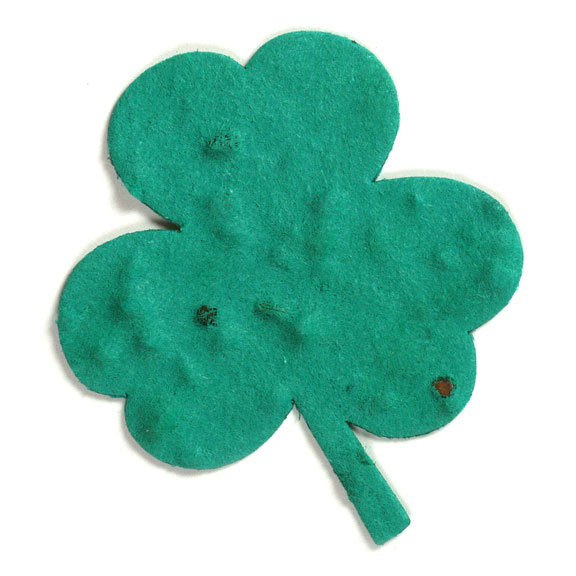 Seed Paper Shape Clover Leaf 1 - Forest Green