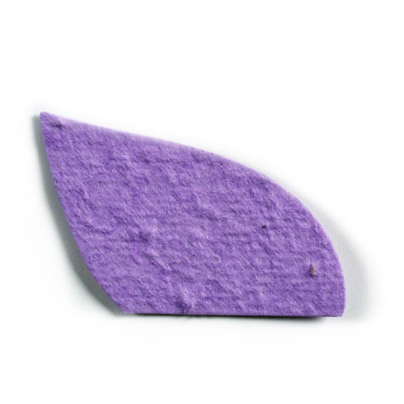 Seed Paper Shape Cut Leaf - Violet