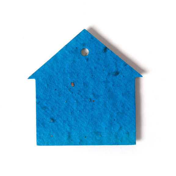 Seed Paper Shape House 2 - Royal Blue