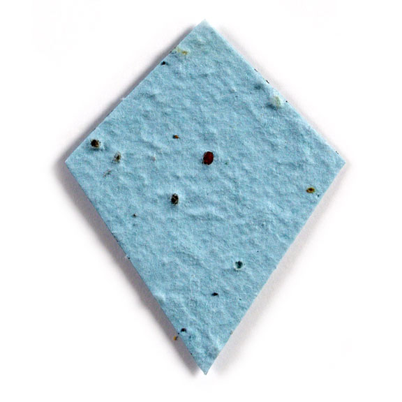Seed Paper Shape Kite - Power Blue