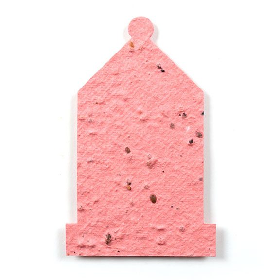 Seed Paper Shape Lantern - Pink