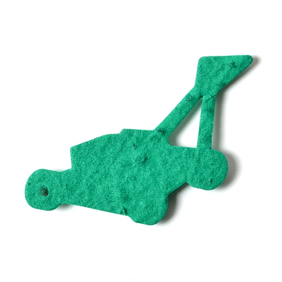 Seed Paper Shape Lawn Mower - Sage Green