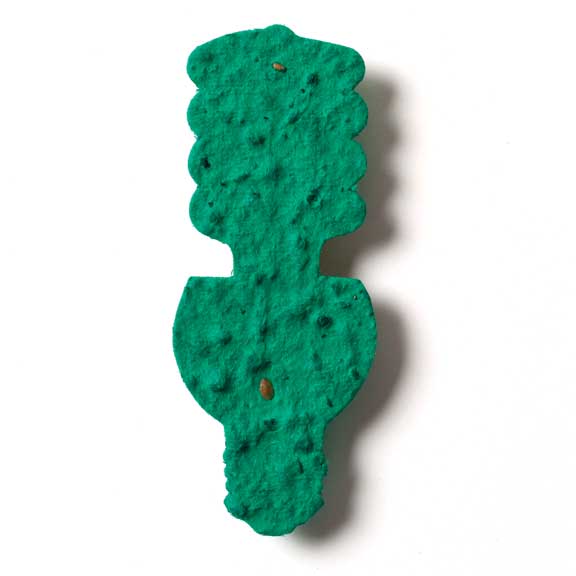 Seed Paper Shape Lightbulb 2 - Forest Green