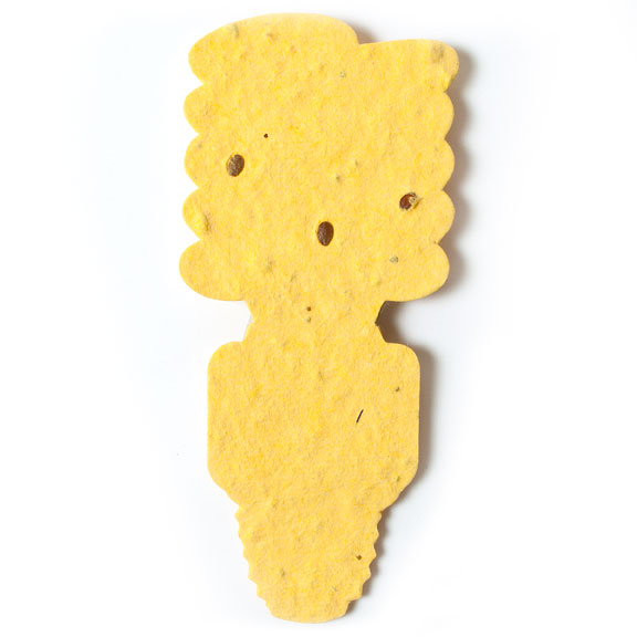 Seed Paper Shape Light Bulb 3 - Yellow