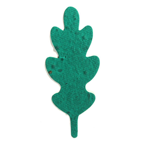 Seed Paper Shape Oak Leaf 2 - Forest Green