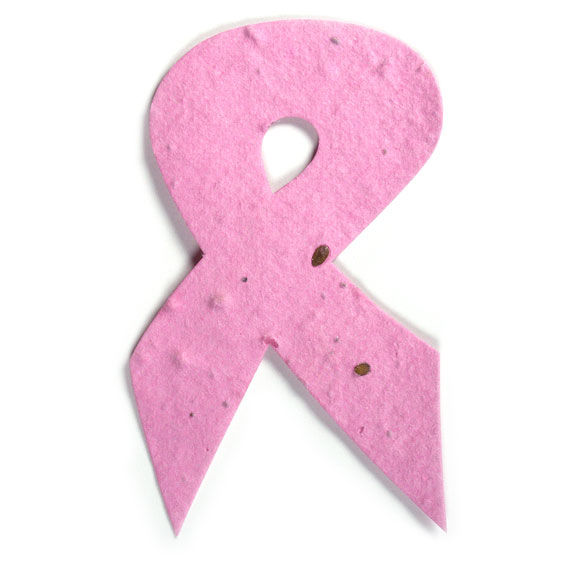 Seed Paper Shape Ribbon 2 - Pink
